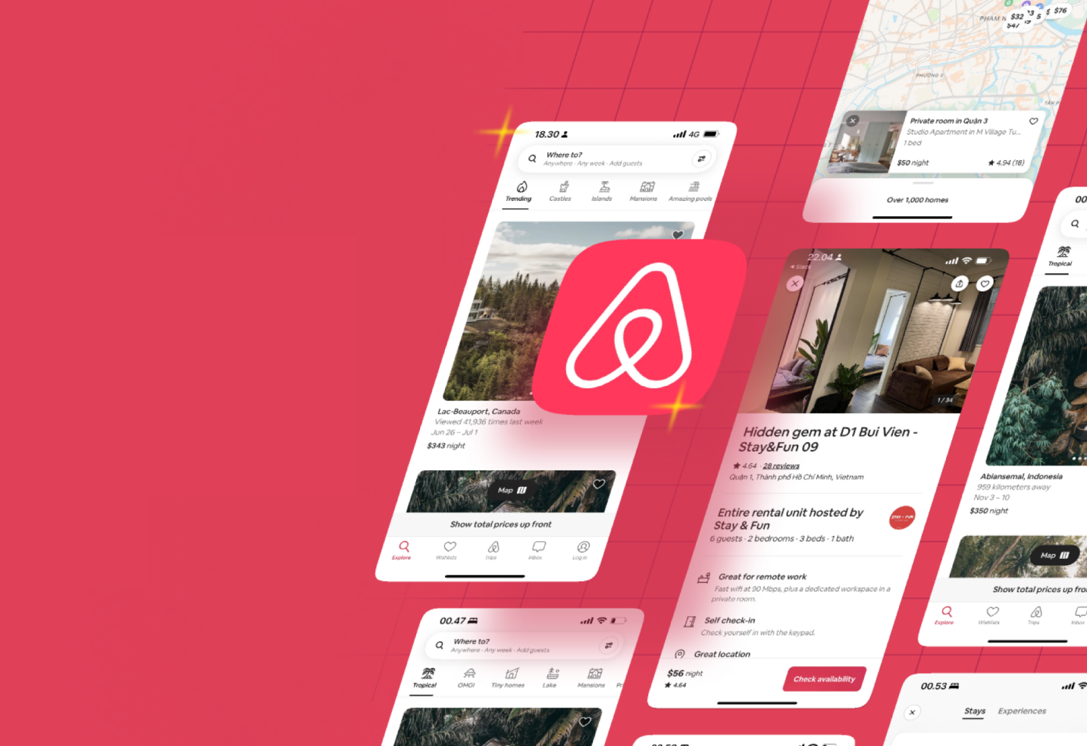 airbnb interface